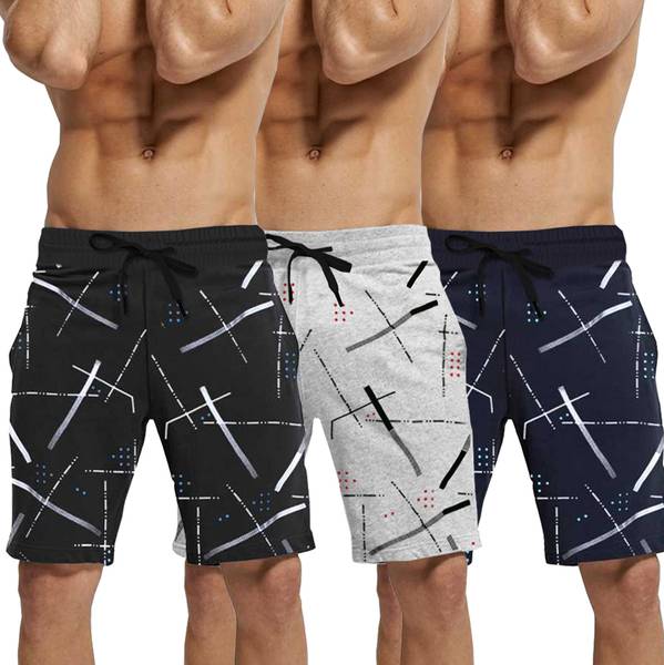 TRIPR Printed Men Multicolor Regular Shorts