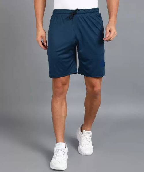 DISSMI Self Design Men Dark Blue Regular Shorts