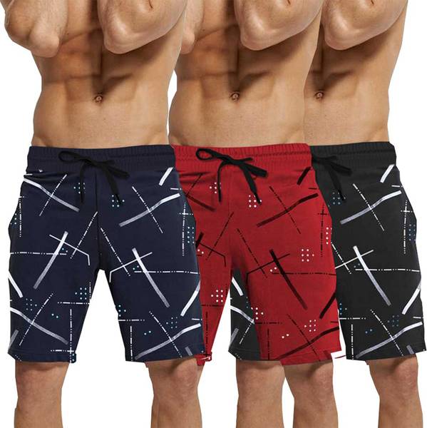 TRIPR Printed Men Multicolor Regular Shorts
