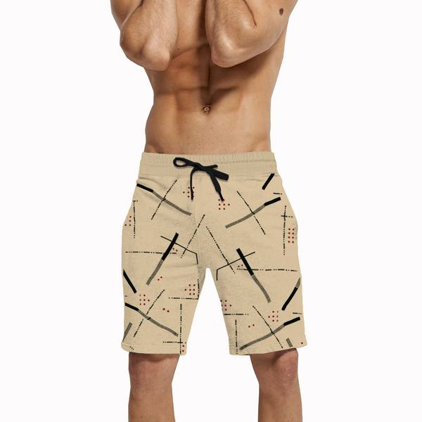 TRIPR Printed Men Beige Regular Shorts
