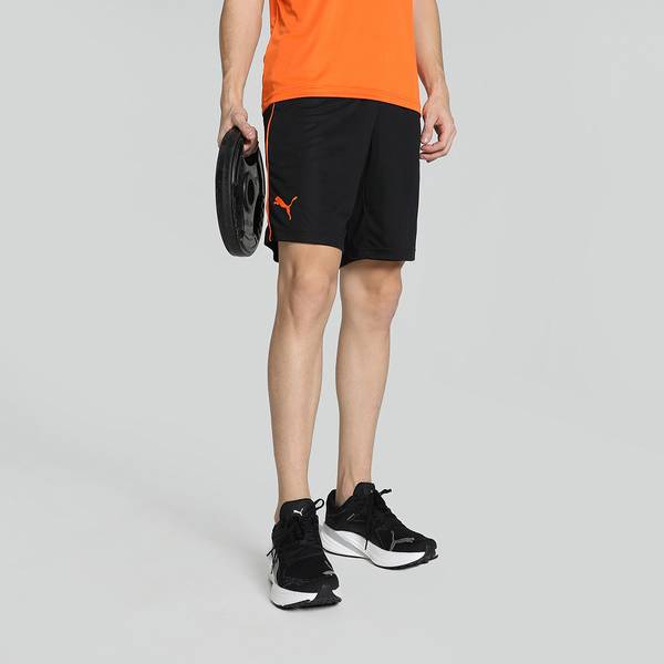 PUMA Solid Men Black Basic Shorts