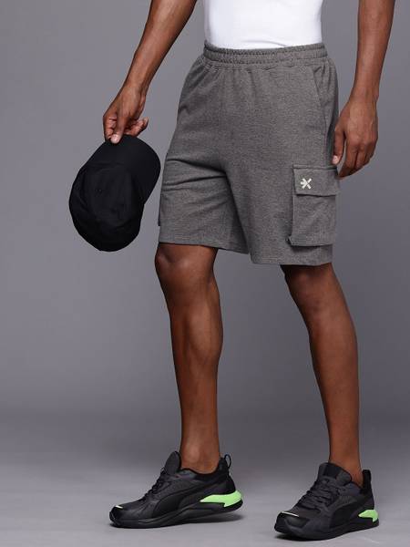 HRX by Hrithik Roshan Solid Men Dark Grey Boxer Shorts