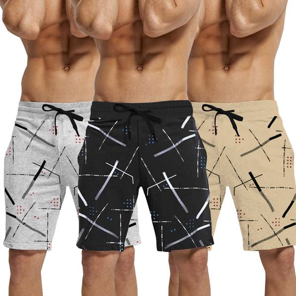 TRIPR Printed Men Multicolor Regular Shorts