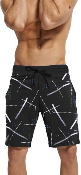 TRIPR Printed Men Black Regular Shorts