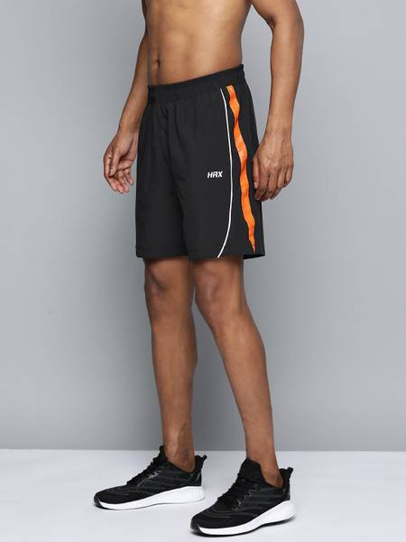 HRX by Hrithik Roshan Solid Men Black Sports Shorts Price History