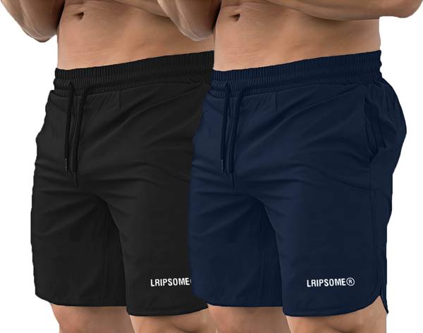 Lripsome Printed Men Black, Dark Blue Boxer Shorts