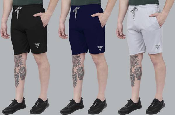 DONBALLER Solid Men Multicolor Regular Shorts