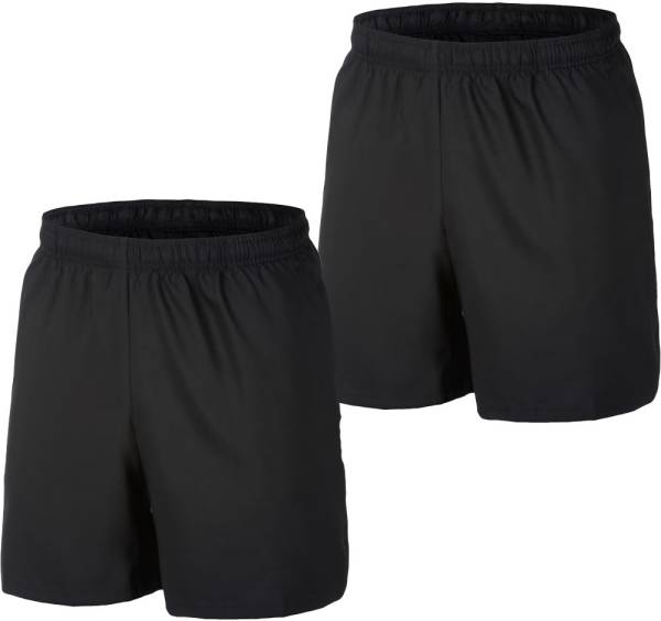 DOSTITCH Solid Men Black Regular Shorts