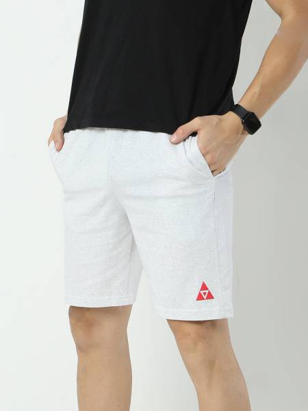 ARDEUR Solid Men Grey Sports Shorts