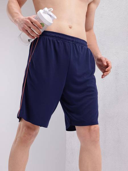 HRX by Hrithik Roshan Solid Men Blue Sports Shorts