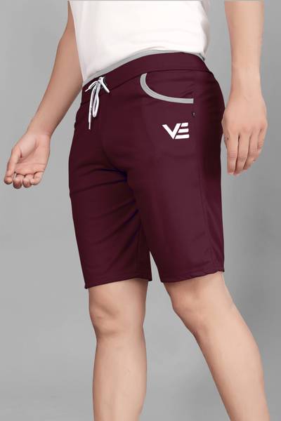 VIRADIYAENTERPRISE Self Design Men Black Sports Shorts