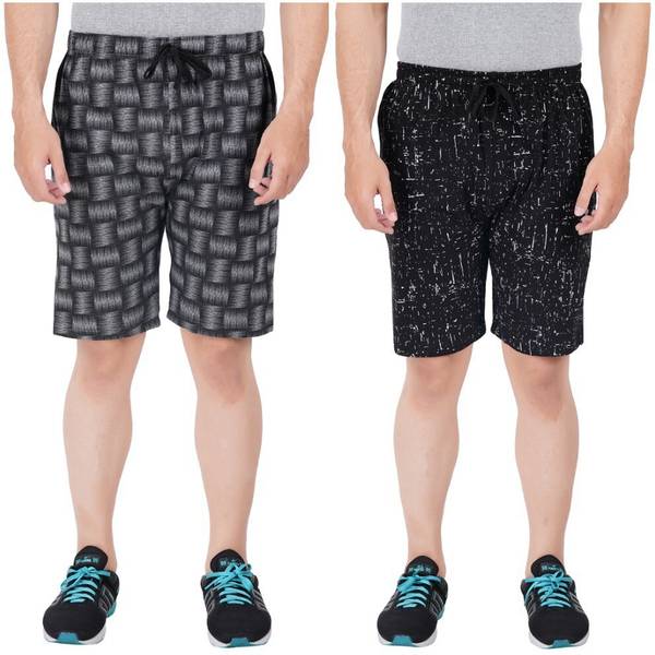 FEEL TRACK Printed Men Multicolor Regular Shorts