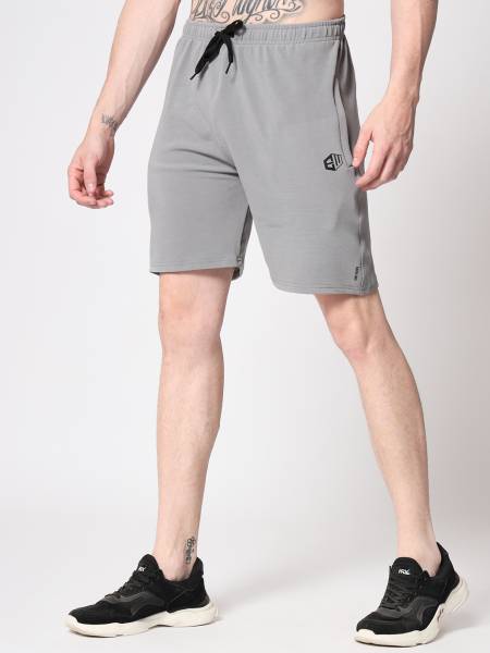Endeavour Wear Solid Men Grey Regular Shorts
