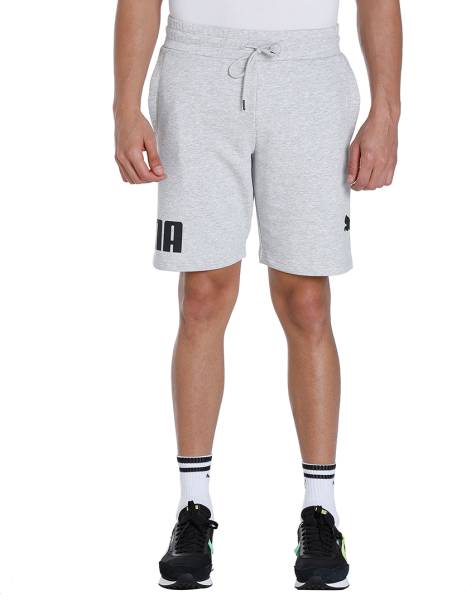 PUMA Printed Men Grey Casual Shorts