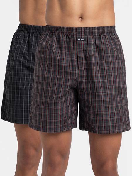 JOCKEY Checkered Men Multicolor Boxer Shorts