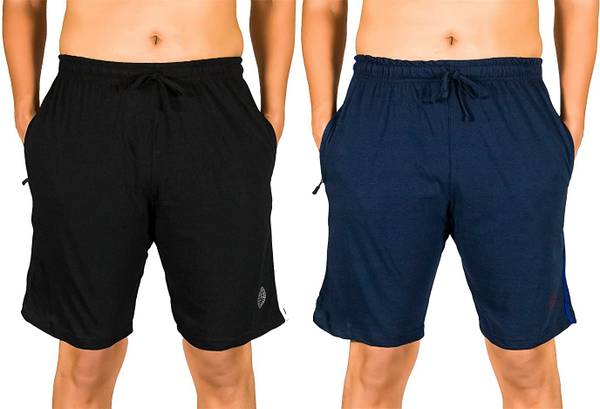 New Ladies Zone Solid Men Grey Sports Shorts, Casual Shorts