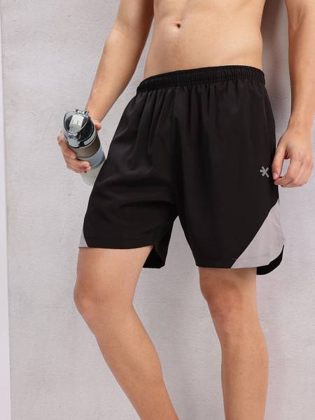HRX by Hrithik Roshan Solid Men Black Sports Shorts