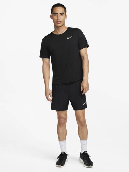 NIKE Solid Men Black Regular Shorts