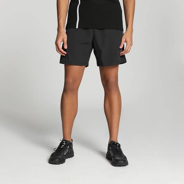 PUMA Solid Men Black Sports Shorts