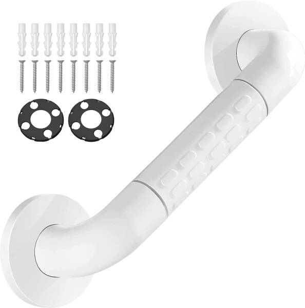 Plantex ABS Plastic Grab Bar/Multipurpose Hand Rail/Bathroom Accessories (White) Shower Grab Bar