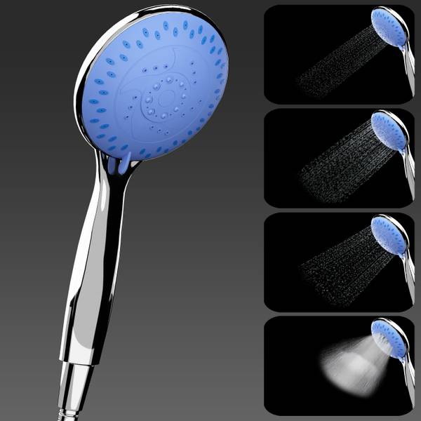 PESCA ABS Hand Shower for Bathroom - High-Pressure, Universal Fit, Adjustable Settings Shower Head