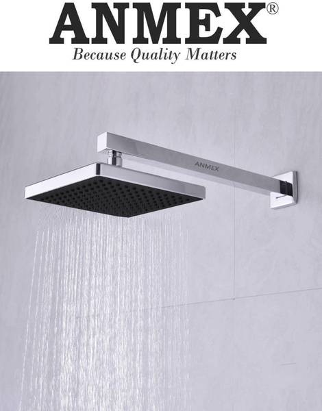 ANMEX 8"(8x8) American Design Square Premium ABS RainShower(Heavy Duty)with 24inch Arm Shower Head