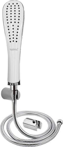 Ramya Fish B02 ABS Hand Shower With SS Tube 1.5MTR And Hook Shower Head