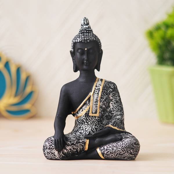 Royalbox Meditating Buddha Statue For Home Decor Idol/Showpiece Decorative Showpiece Decorative Showpiece - 15 cm