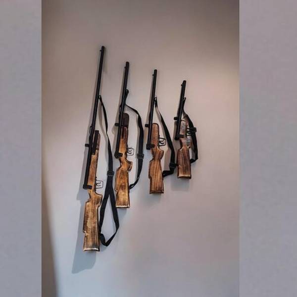Abexel Abexel Vintage Wooden Wall Hanging Decorative Rifle  28 Inch Decorative Showpiece - 7.6 cm