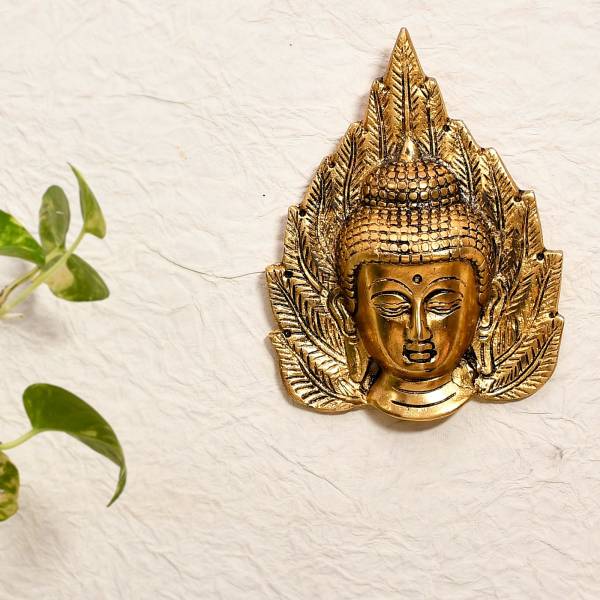 Ascension Wall Hanging Gautam Buddha Idol Showpiece for Home Decor Office Decoration Gift Decorative Showpiece - 17 cm