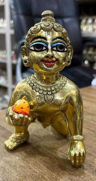 Dhanuka murti wala Laddu Gopal Idol Decorative Showpiece - 12 cm