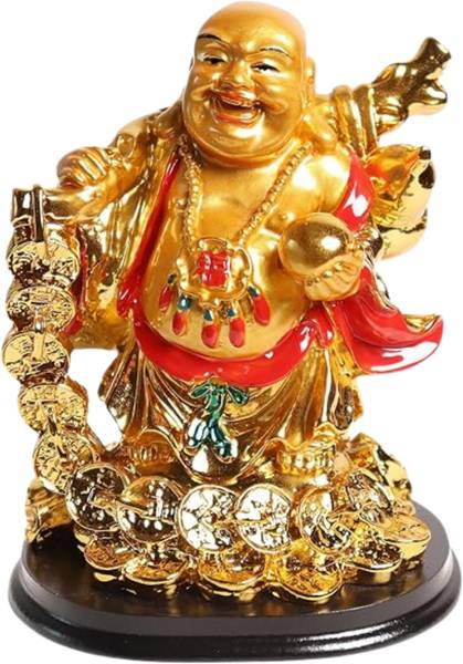 The Spiritual Living Laughing Buddha | Home Decor | Laughing Buddha Statue for Money | Vastu Item Decorative Showpiece - 12.7 cm