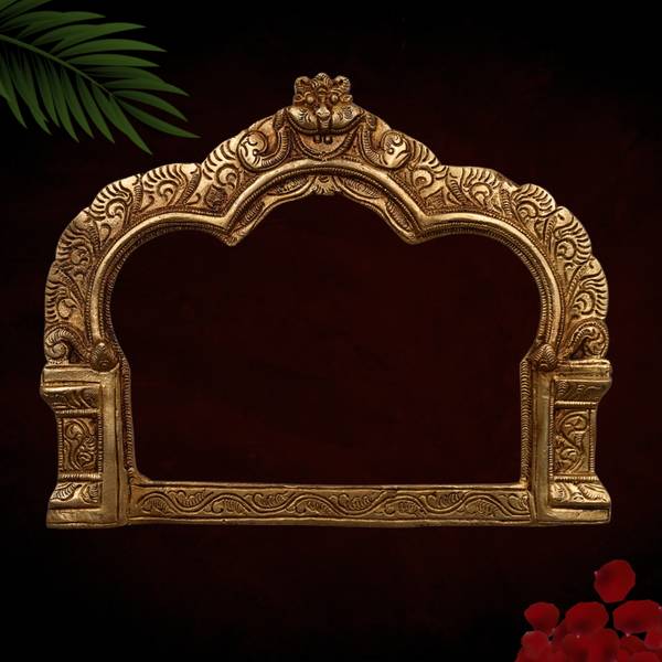 Bhunes Brass Prabhavali | Prabhavali Frame | Prabhawal | Brass Arch For Home | Prabhavali Brass Frame |Brass Arch | Prabhaval | Brass Prabhavalli | De...