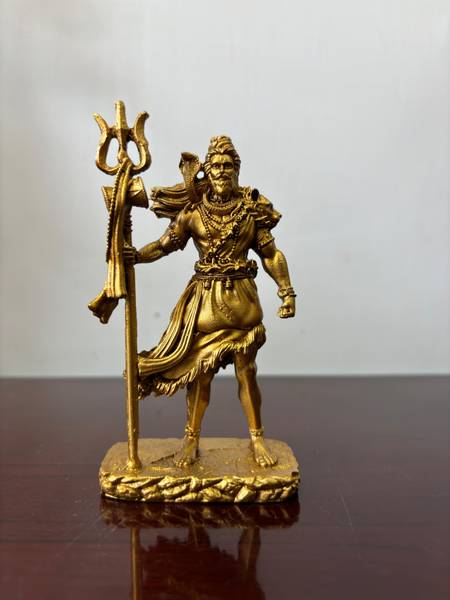 Adordecor Divine Shiva Idol for Car Dashboard - Invoke Serenity and Protection Decorative Showpiece - 16 cm