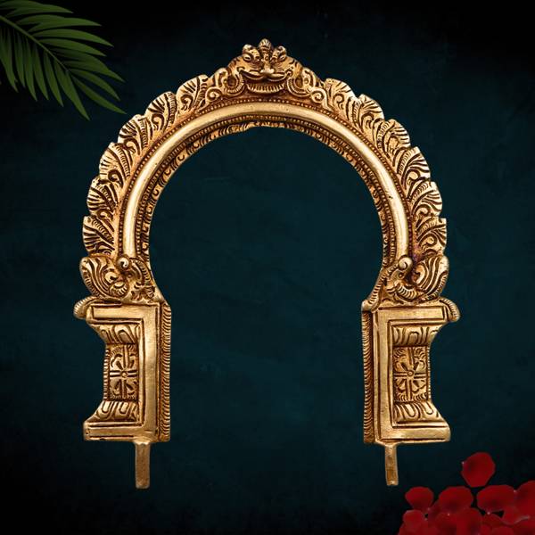 Bhunes Brass Prabhavali | Prabhavali Frame | Prabhawal | Brass Arch For Home | Prabhavali Brass Frame |Brass Arch | Prabhaval | Brass Prabhavalli | Pa...