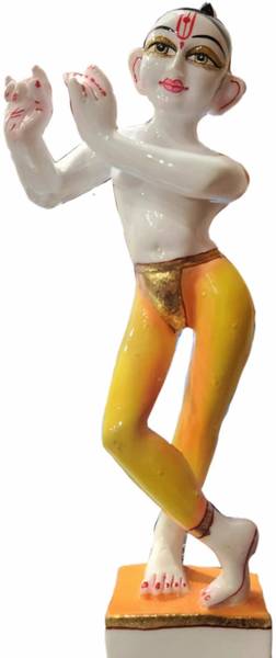 krishnagallery1 Iskon Beautifull Krishna Statue Murti Krishan Decorative Showpiece - 30 cm