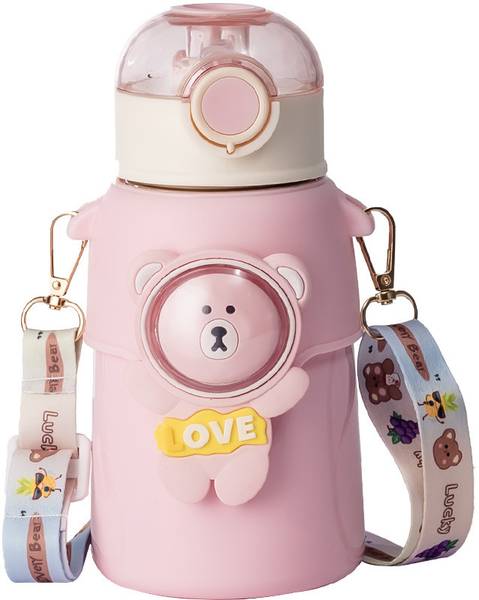 beeby Insulated Stainless Steel Hot and Cold Sipper Water Bottle For Kids(500ml)