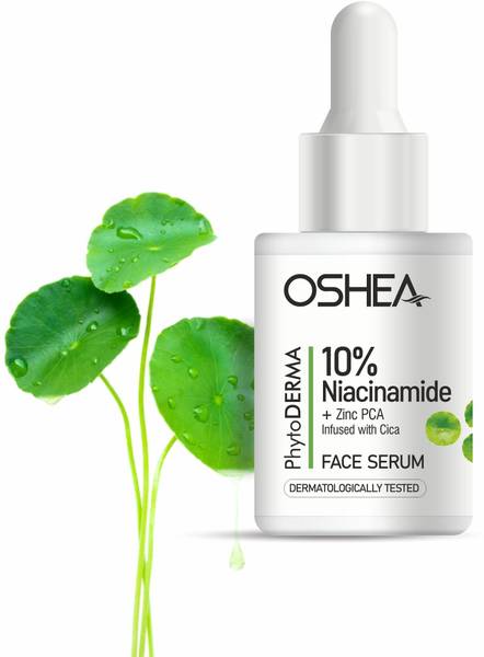OSHEA PhytoDERMA 10% Niacinamide + Zinc PCA infused with Cica Face Serum