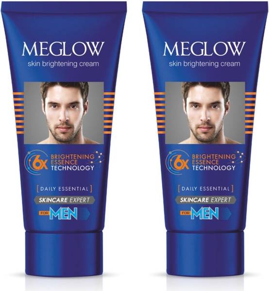 meglow Skin Brightening Cream, Glycolic & Kojic Acid, Dark Spot Removal Pack of 2