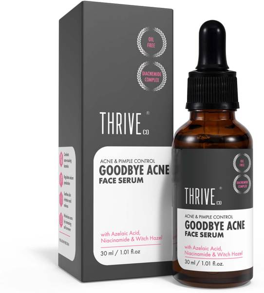ThriveCo Goodbye Acne Serum | Reduces Acne, Acne Marks & Sebum| Nondrying & Moisturising