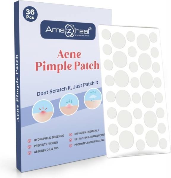 Amazheal Pimple Patches 36 Dots Invisible Facial Dots with Hydrocolloid