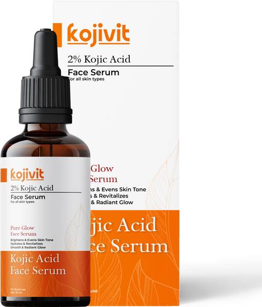 Kojivit 2% Kojic Acid Face Serum for Brightening and Even Skin Tone