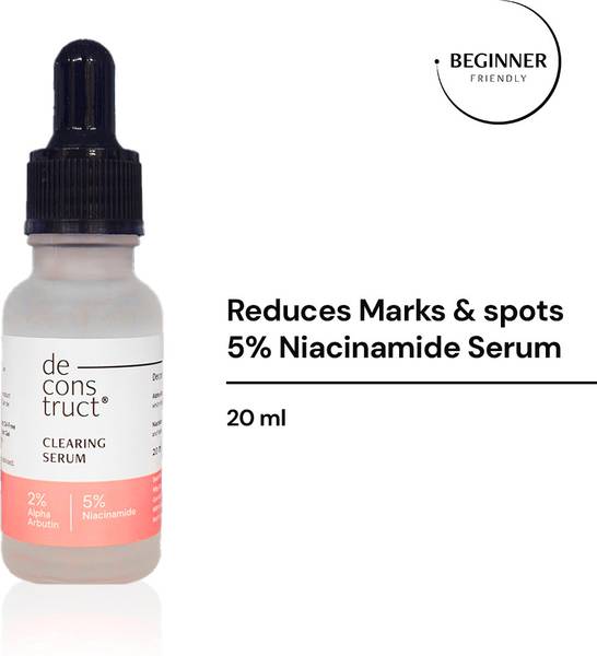 deconstruct Clearing Serum 2% Alpha Arbutin + 5% Niacinamide for clear skin