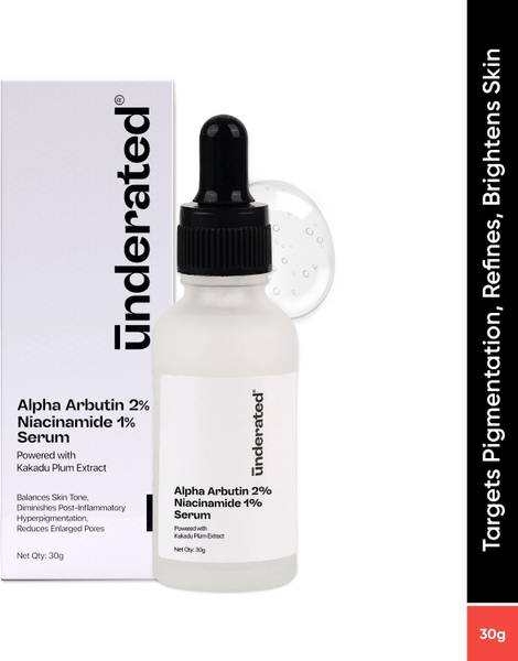 UNDERATED Alpha Arbutin 2% + Niacinamide 1% Serum