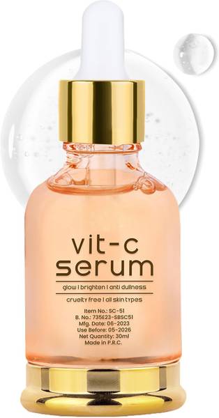 ELIIOUS Vit C Face Serum, Increases Skin's Glow Instantly and Reduces Spots Overtime
