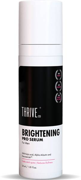ThriveCo BRIGHTENING PRO SERUM For Men with Kojic acid, Vitamin C & Diacnemide