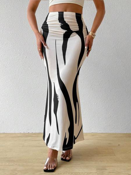 TANDUL Printed Women Regular Multicolor Skirt