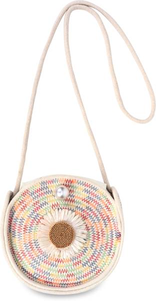 Shristi handicraft Multicolor Sling Bag Round Shape Sling Bag For Women