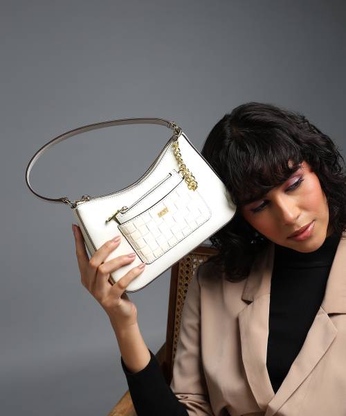 DKNY White Sling Bag R31H3U09PBL