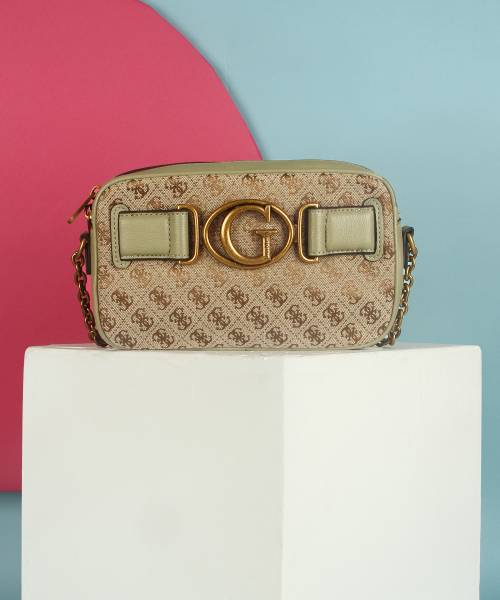 Guess olive store green bag